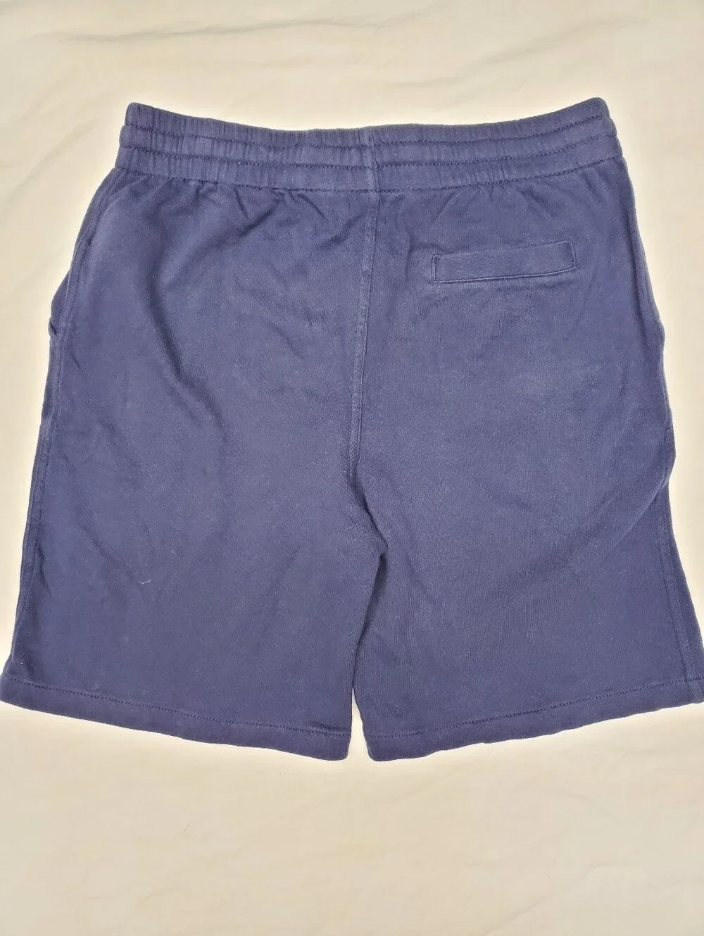 Polo Ralph Lauren Boys Sweat Shorts Navy Big Pony Logo L 14-16 Drawstring